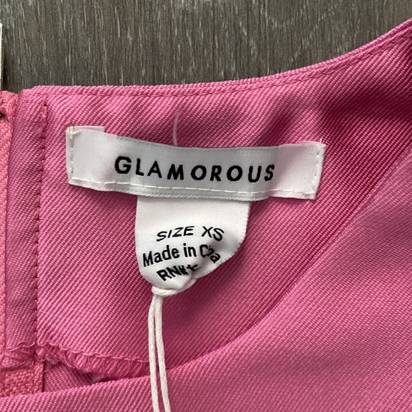 Glamorous Pink Crop Top NWT - Picture 2 of 8